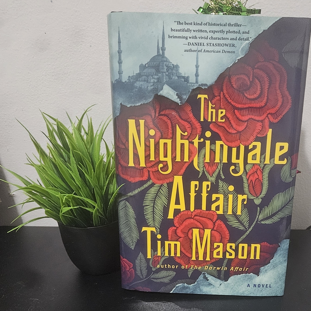 The Nightingale Affair Novel with Red and Yellow Cover‎